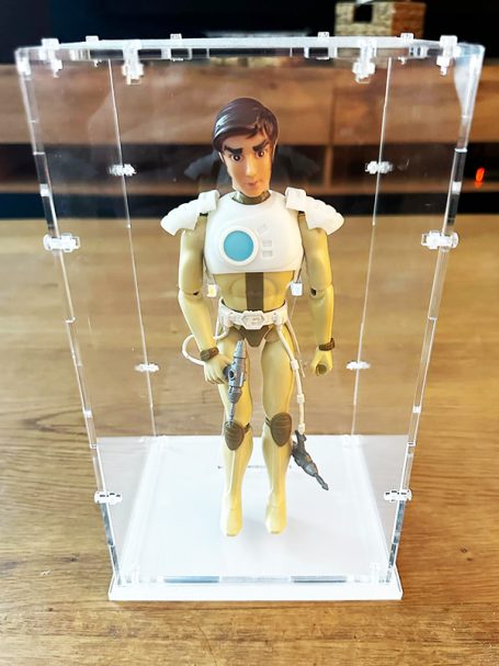 Conception vitrine objet pop culture