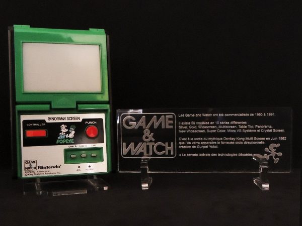 Popeye Game and Watch Nintendo Display Box