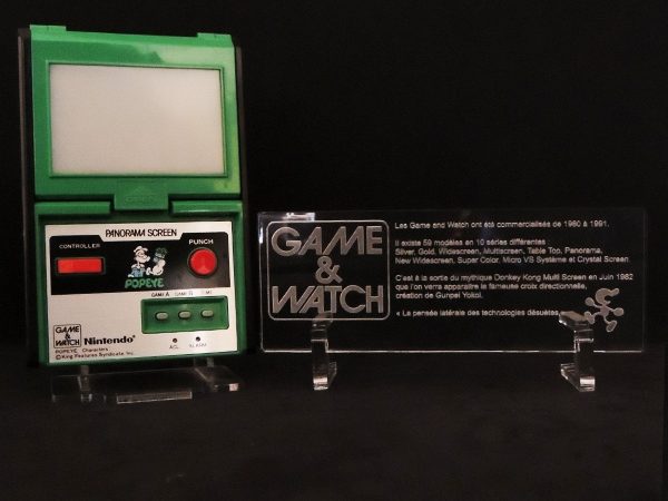 Popeye Game & Watch Nintendo Game box display